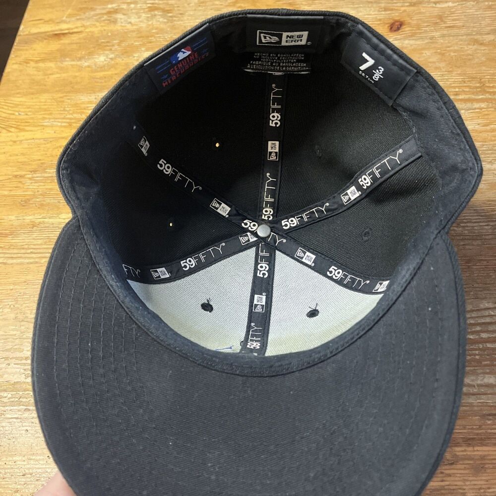 San Francisco Giants Hat Fitted New Era 59Fifty Size 7 3/8 S.F. SF Initials MLB - Picture 6 of 9